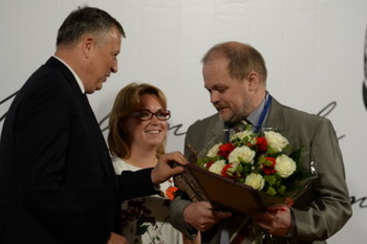 Фотографии с церемонии вручения Премии Правительства Ленинградской области в сфере журналистики 