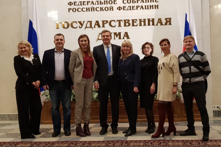 Журналисты из Ленинградской области побывали в Госдуме