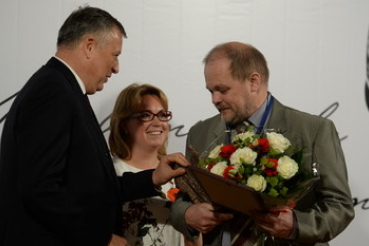 Фотографии с церемонии вручения Премии Правительства Ленинградской области в сфере журналистики 