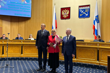 Чествование почетных работников СМИ региона